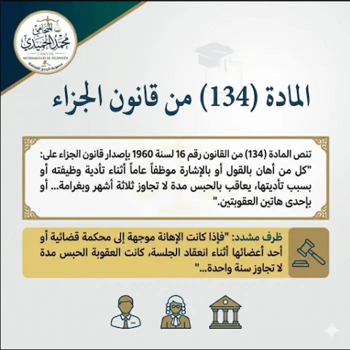 عقوبة الاعتداء اللفظي على موظف أثناء عمله في الكويت