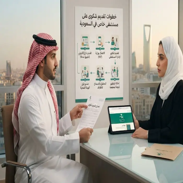 خطوات تقديم شكوى على مستشفى خاص في السعودية