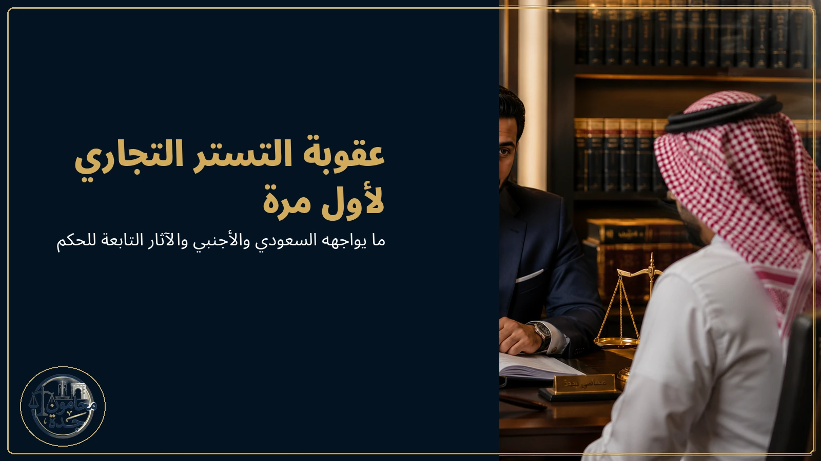عقوبة التستر التجاري لأول مرة للسعودي والأجنبي
