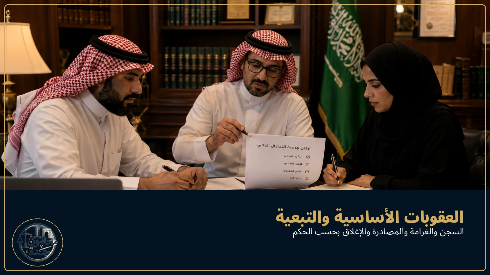 العقوبات الأساسية والتبعية في التستر التجاري