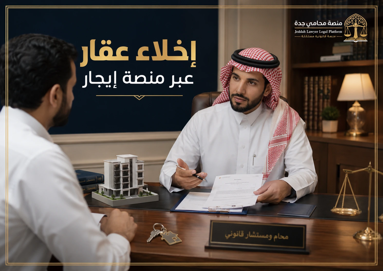غلاف مقال إخلاء عقار عبر منصة إيجار