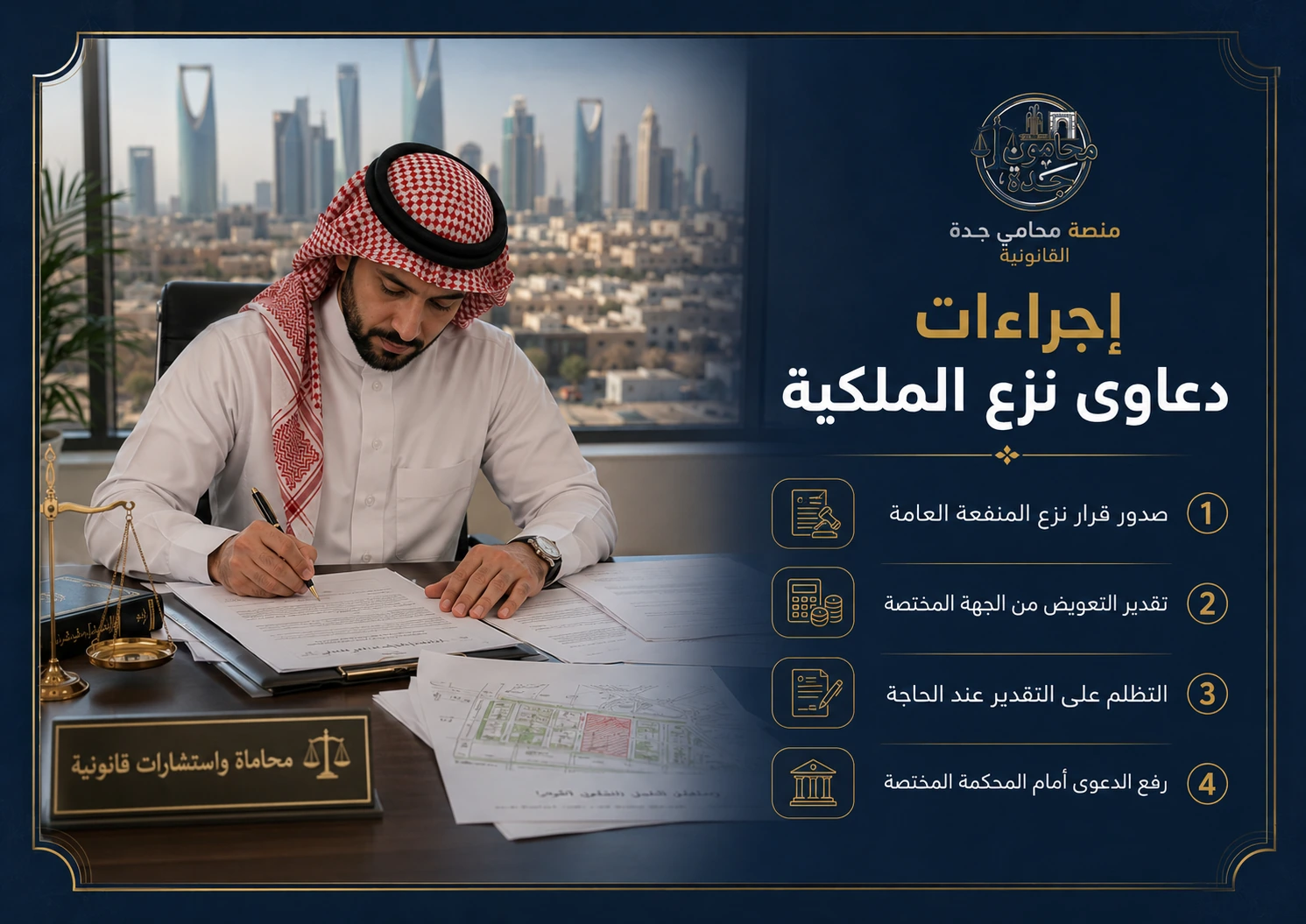 دعاوى نزع الملكية في السعودية 4 إجراءات دعاوى نزع الملكية في السعودية
