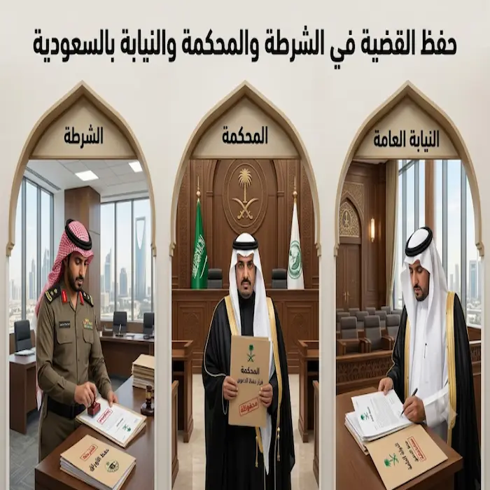 حفظ القضية في الشرطة والمحكمة والنيابة بالسعودية 2 حفظ القضية في الشرطة والمحكمة والنيابة بالسعودية