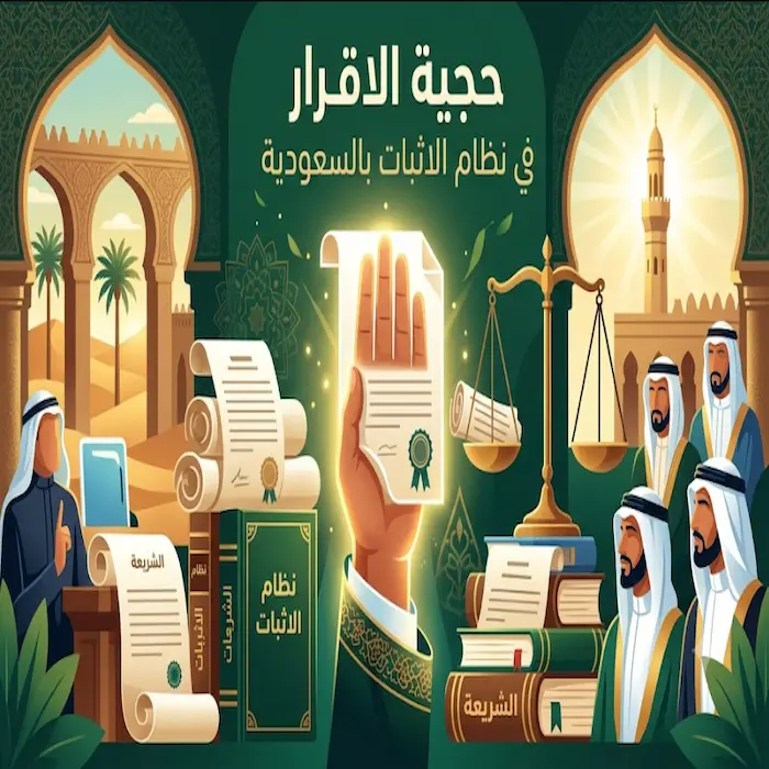 حجية الاقرار في نظام الاثبات بالسعودية 1 حجية الاقرار في نظام الاثبات بالسعودية