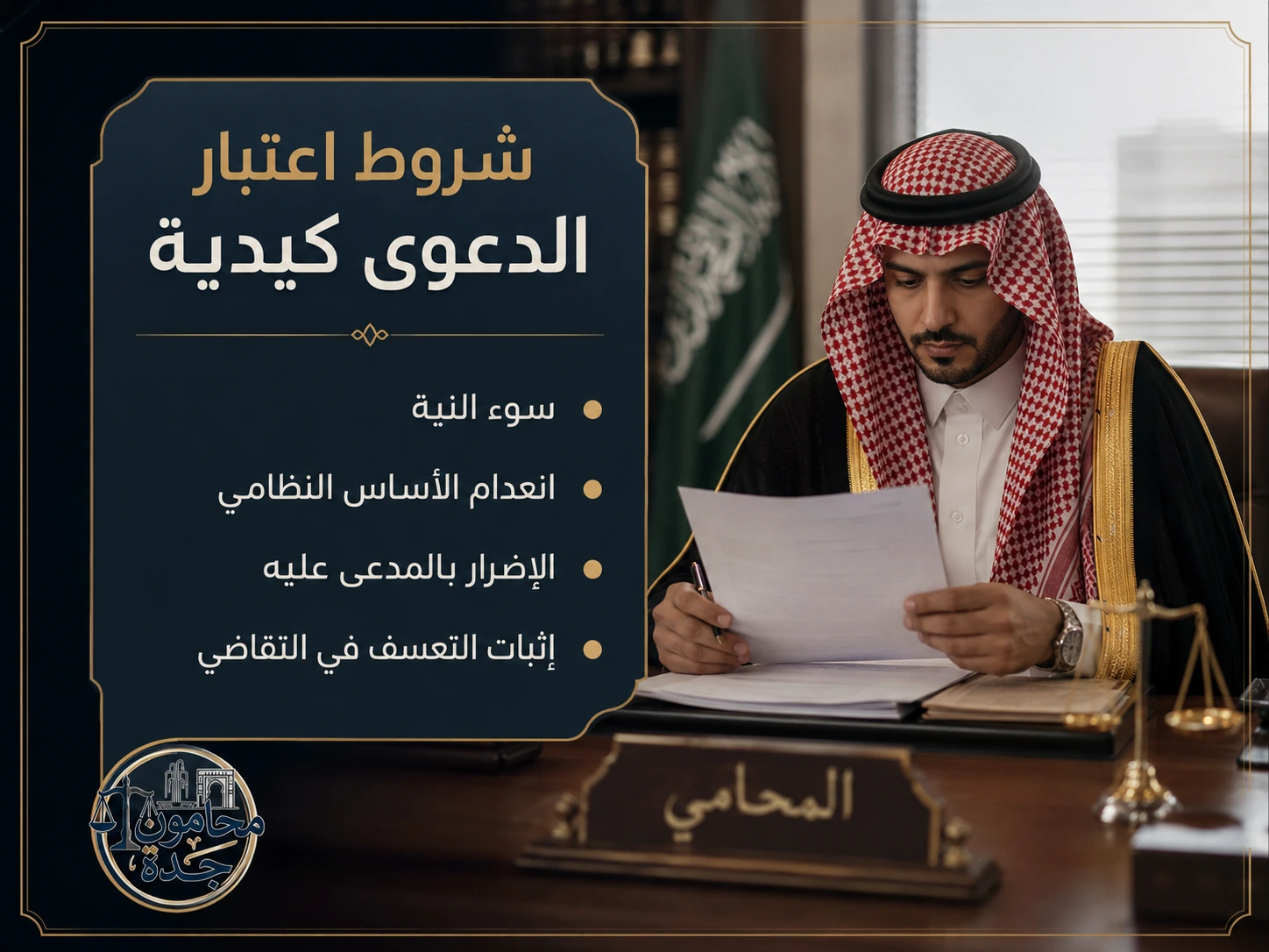 شروط واجراءات الدعوى الكيدية في السعودية بالتفصيل 3 إنفوجرافكس يوضح شروط اعتبار الدعوى كيدية في السعودية