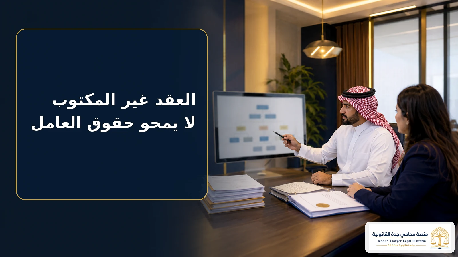 إثبات علاقة العمل بدون عقد في السعودية 4 حقوق العامل بدون عقد مكتوب