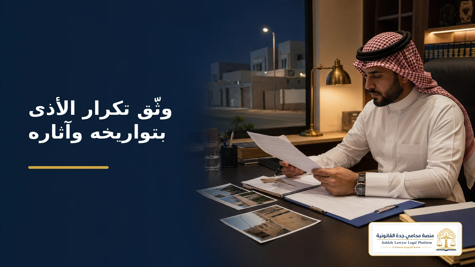 توثيق تكرار الأذى وآثاره قبل رفع الدعوى