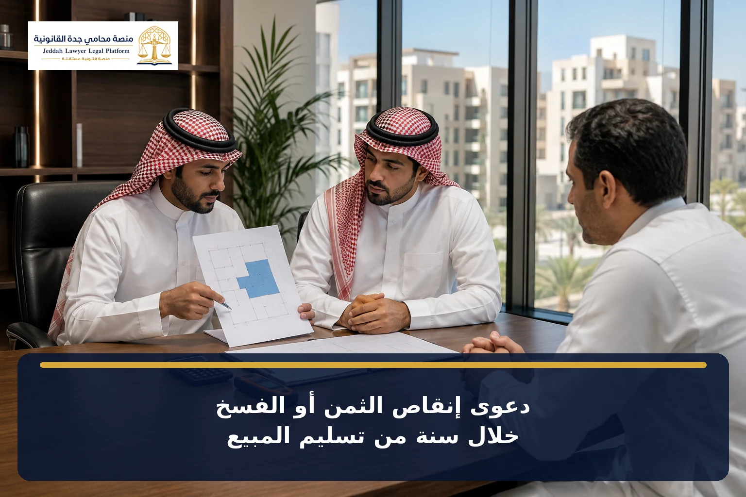 إنقاص الثمن أو فسخ البيع بسبب نقص مساحة الوحدة خلال سنة من التسليم