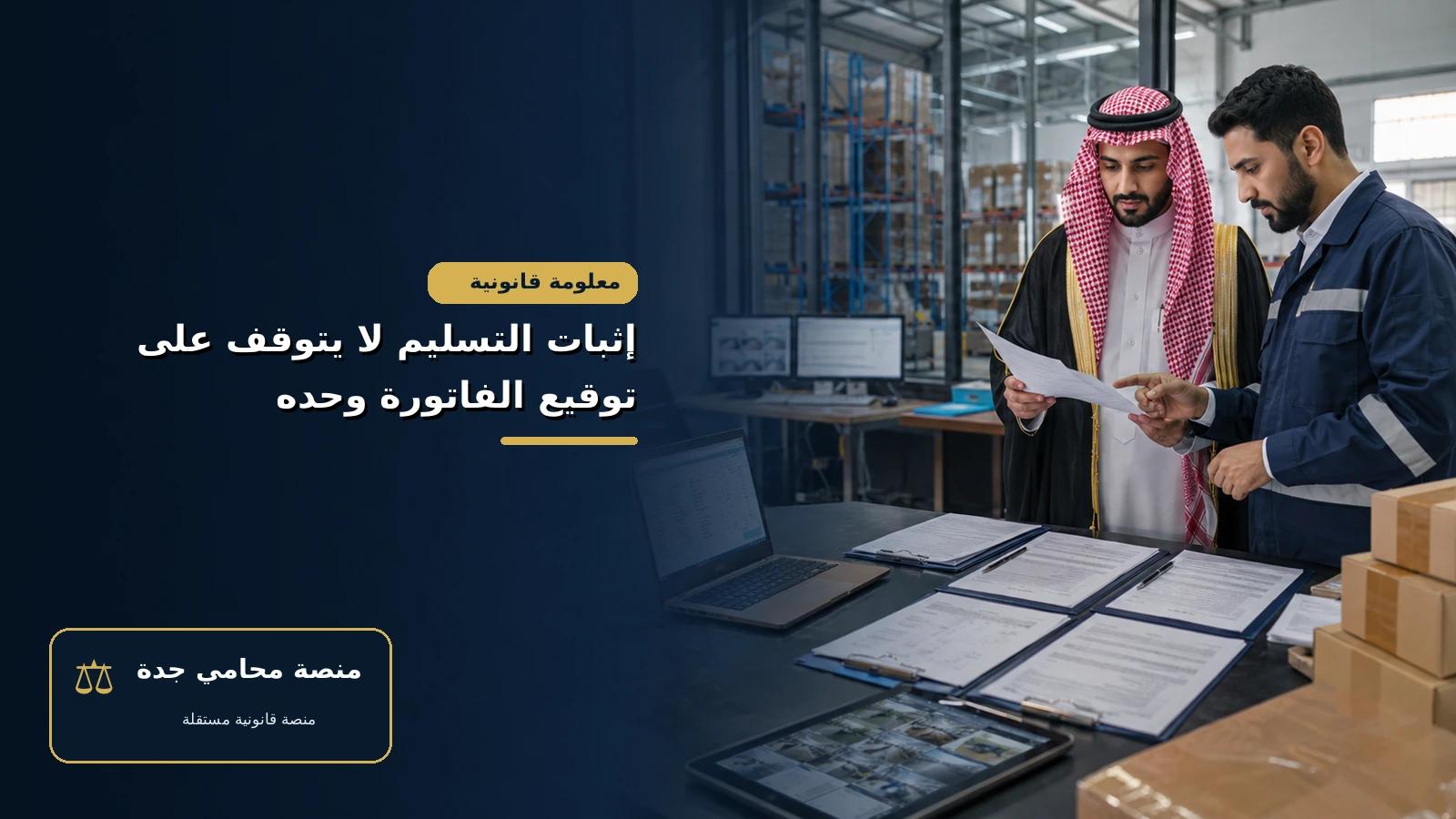 إثبات التسليم لا يتوقف على توقيع الفاتورة وحده
