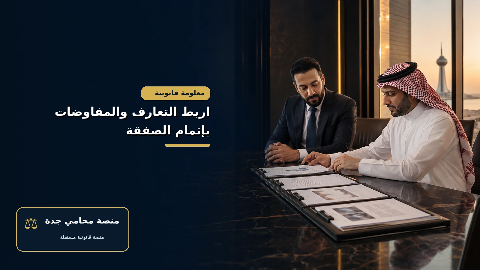 اربط التعارف والمفاوضات بإتمام الصفقة