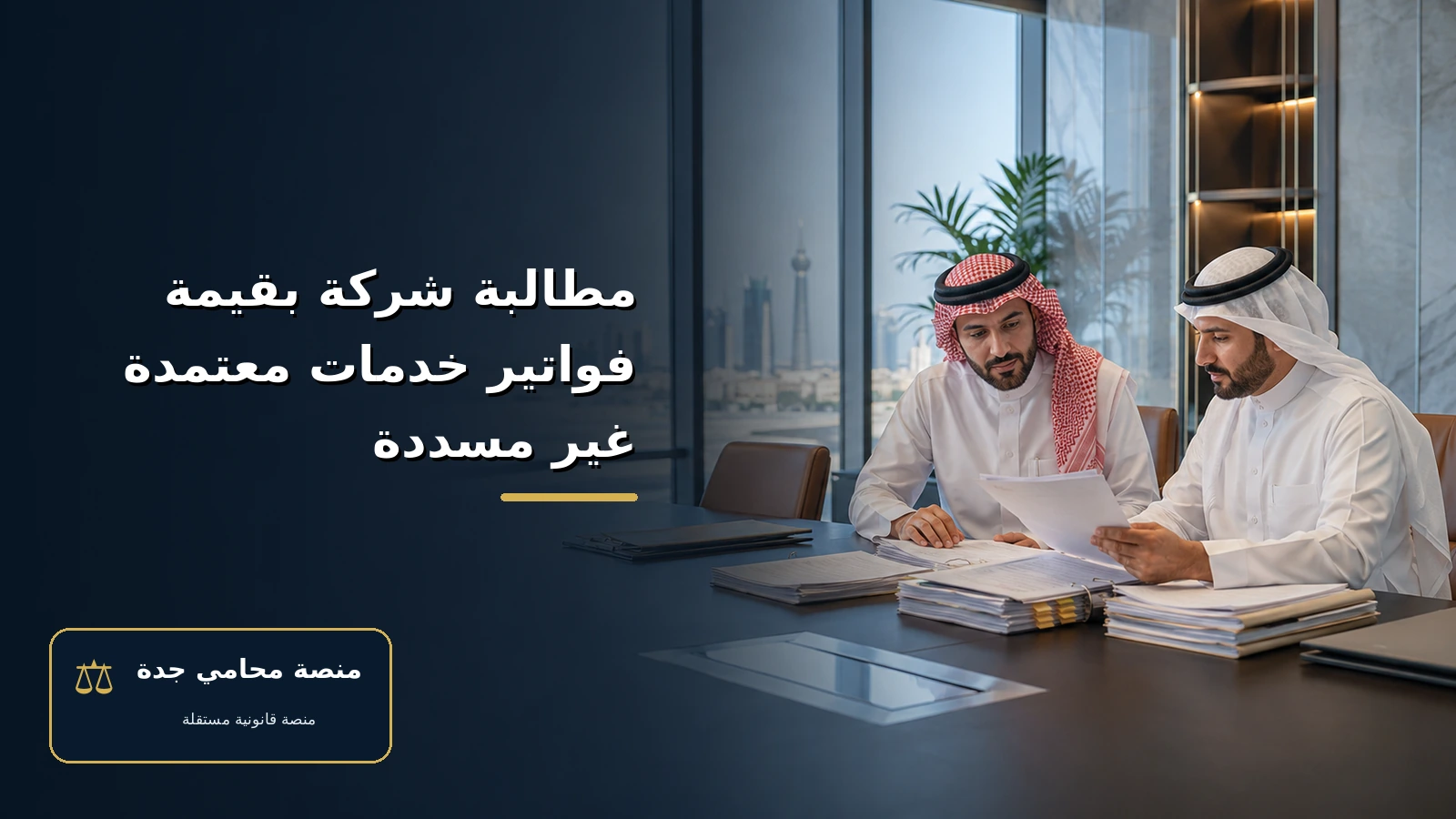 مطالبة شركة بقيمة فواتير خدمات معتمدة غير مسددة مطالبة شركة بقيمة فواتير خدمات معتمدة غير مسددة — غلاف المقال