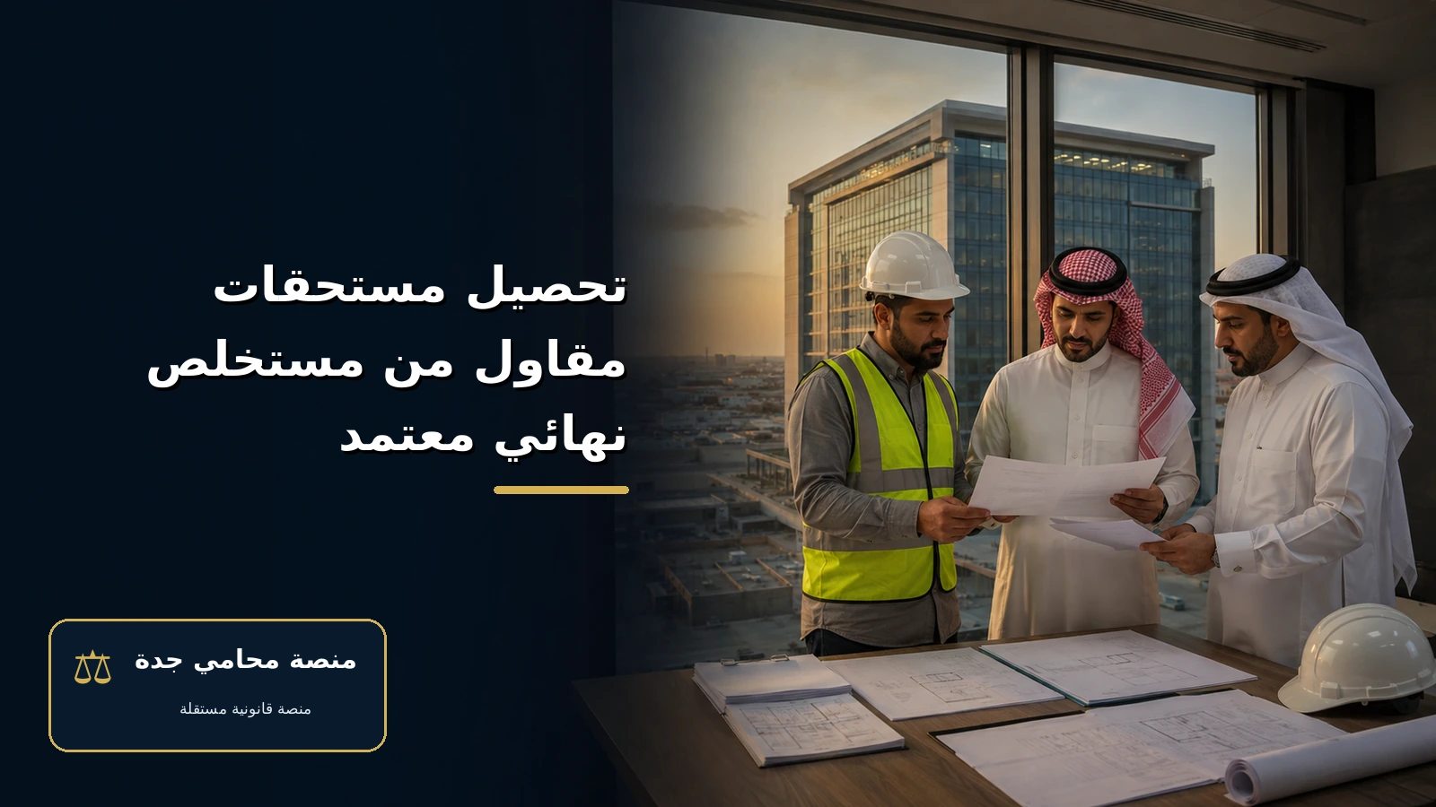 تحصيل مستحقات مقاول من مستخلص نهائي معتمد تحصيل مستحقات مقاول من مستخلص نهائي معتمد — غلاف المقال