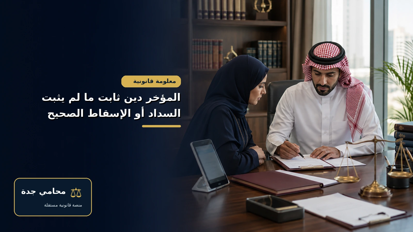 المؤخر دين ثابت ما لم يثبت السداد أو الإسقاط الصحيح