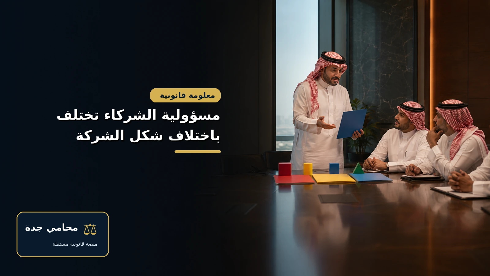 الفرق بين المؤسسة والشركة 4 مسؤولية الشركاء تختلف باختلاف شكل الشركة