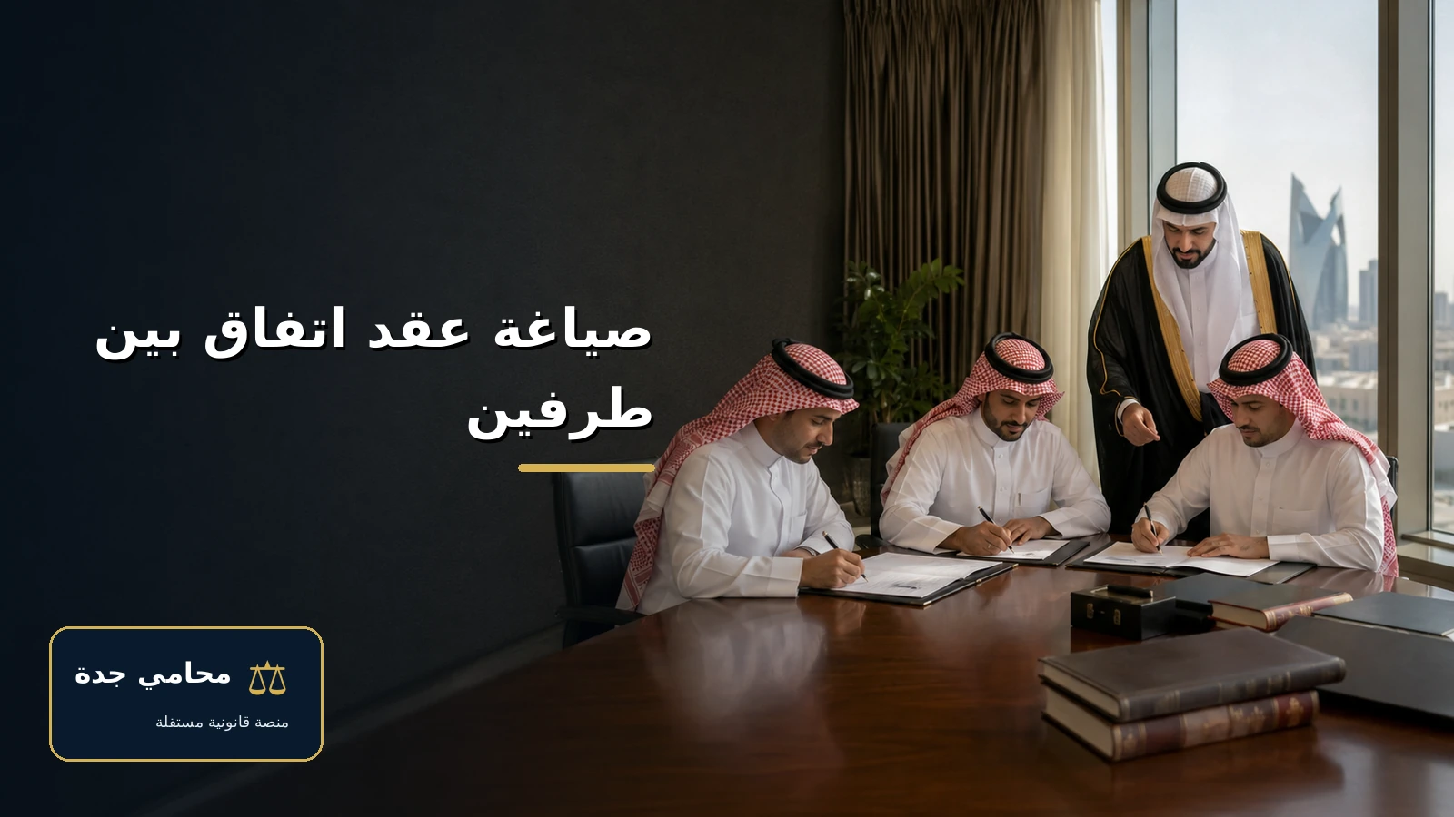 draft agreement between two parties saudi cover