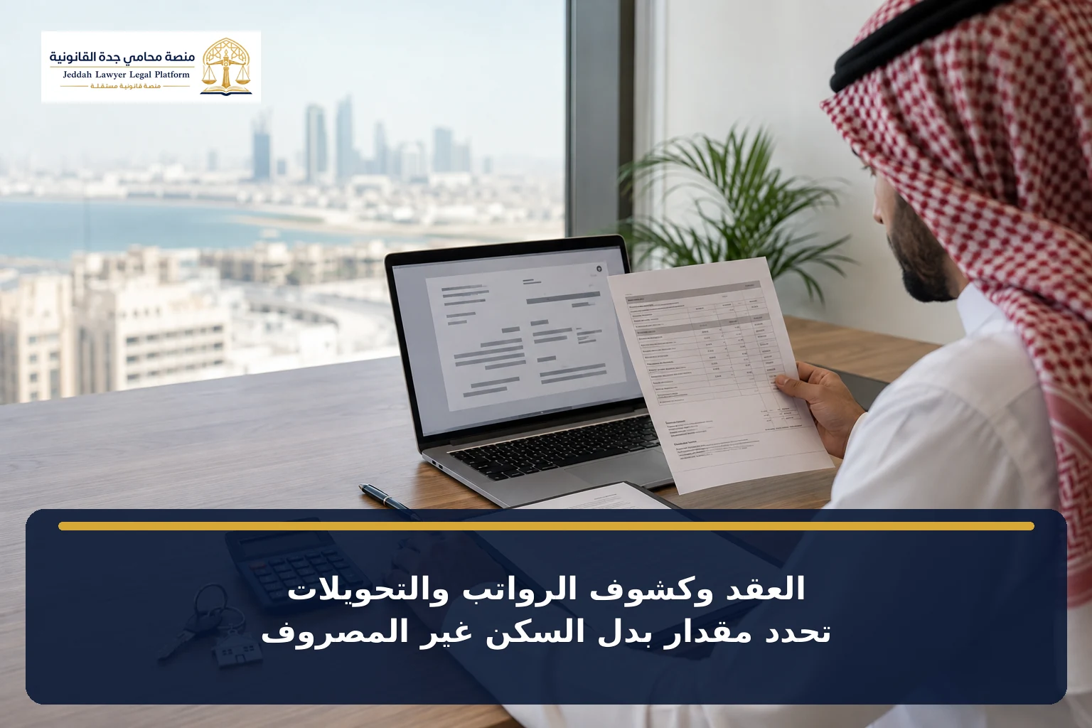 المطالبة ببدل السكن المتفق عليه ولم يصرفه صاحب العمل 3 إثبات بدل السكن بالعقد وكشوف الرواتب والتحويلات البنكية