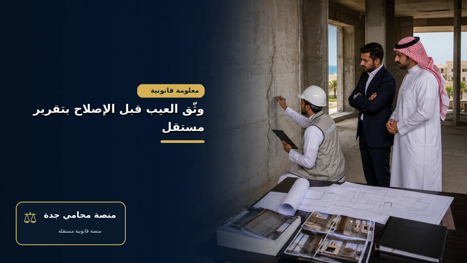 وثق العيب قبل الإصلاح بتقرير مستقل