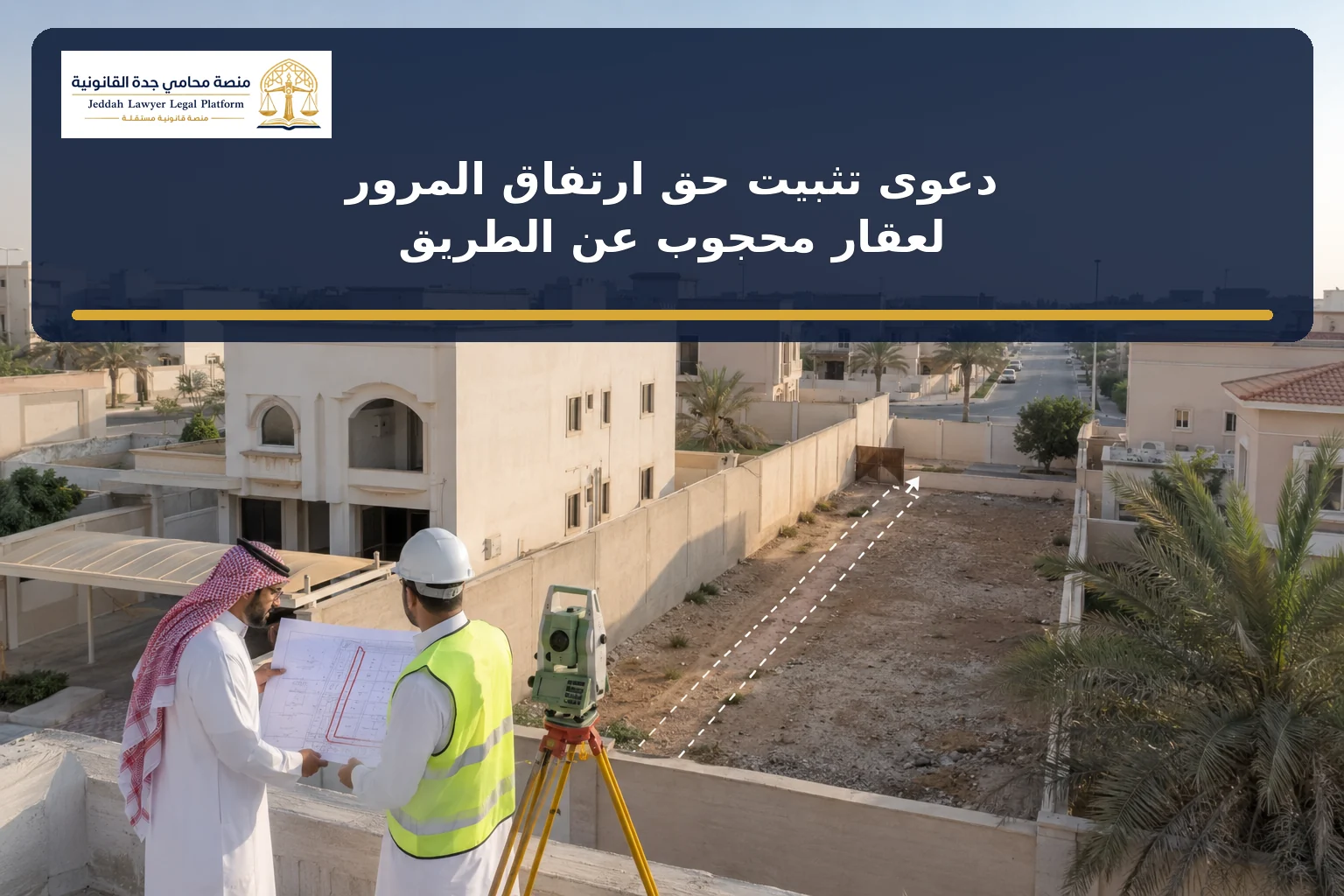 دعوى تثبيت حق ارتفاق المرور لعقار محجوب عن الطريق 2 دعوى تثبيت حق ارتفاق المرور لعقار محجوب عن الطريق في السعودية