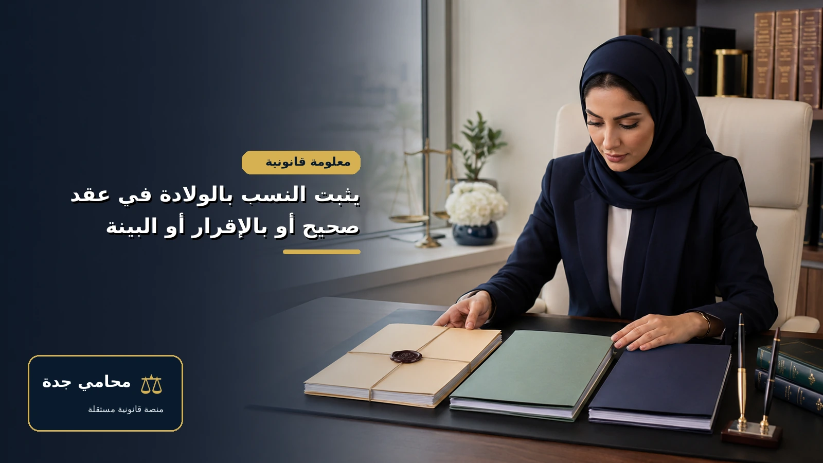 يثبت النسب بالولادة في عقد صحيح أو بالإقرار أو البينة