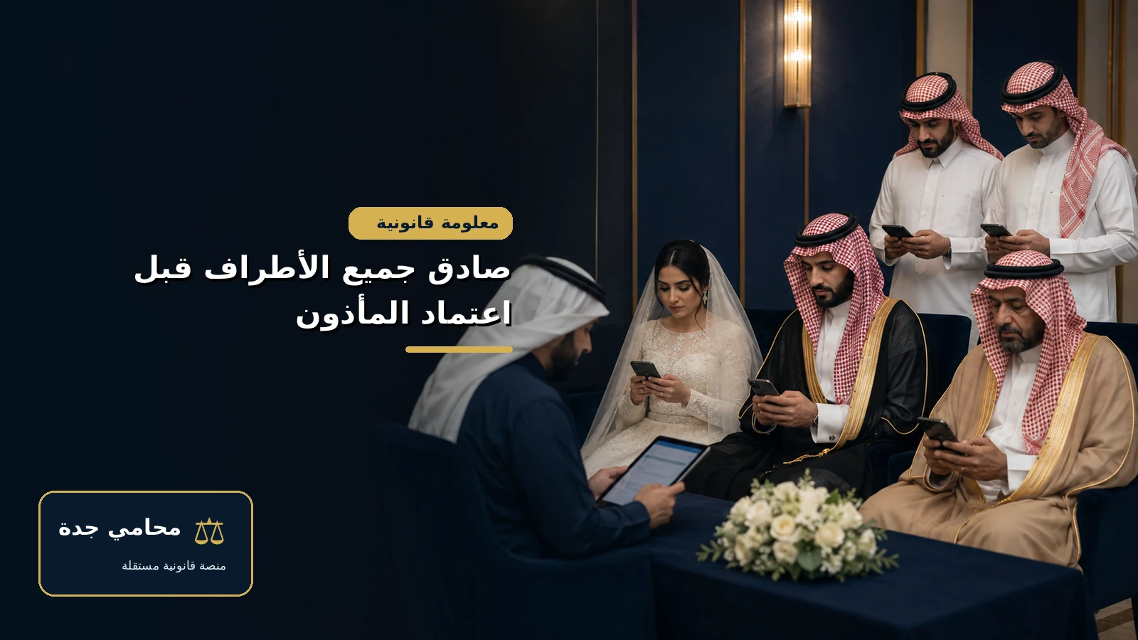 مصادقة أطراف عقد القران إلكترونيًا قبل اعتماد المأذون