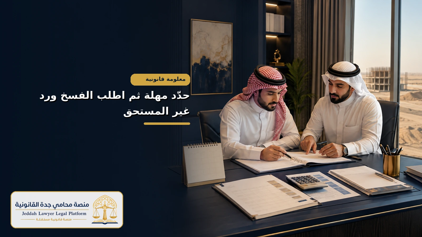 تحديد مهلة وطلب الفسخ ورد الدفعات غير المستحقة