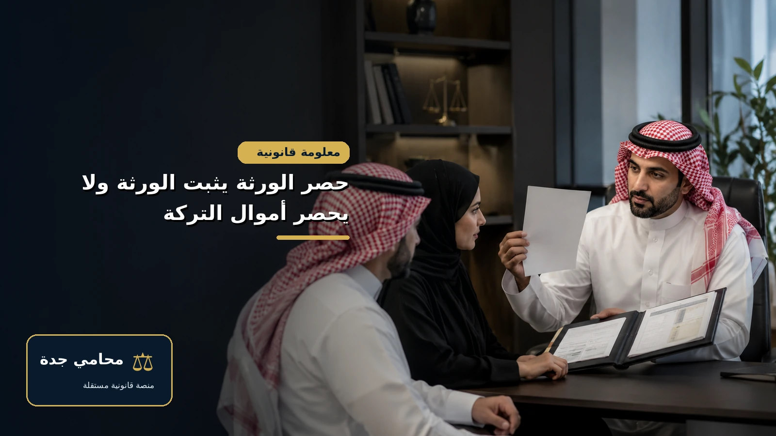 استخراج صك حصر ورثة في السعودية 3 الفرق بين وثيقة حصر الورثة وحصر أموال التركة