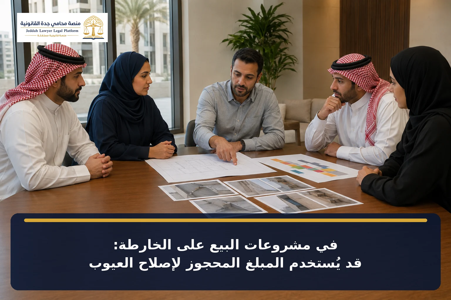 اجتماع جمعية الملاك لمطالبة المطور بإصلاح عيوب الأجزاء المشتركة