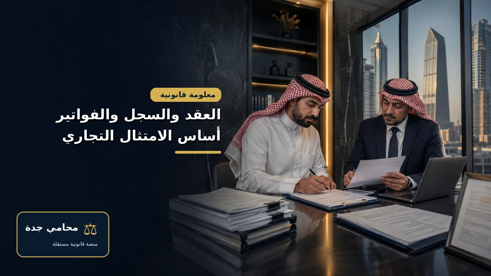 العقد والسجل والفواتير أساس الامتثال التجاري