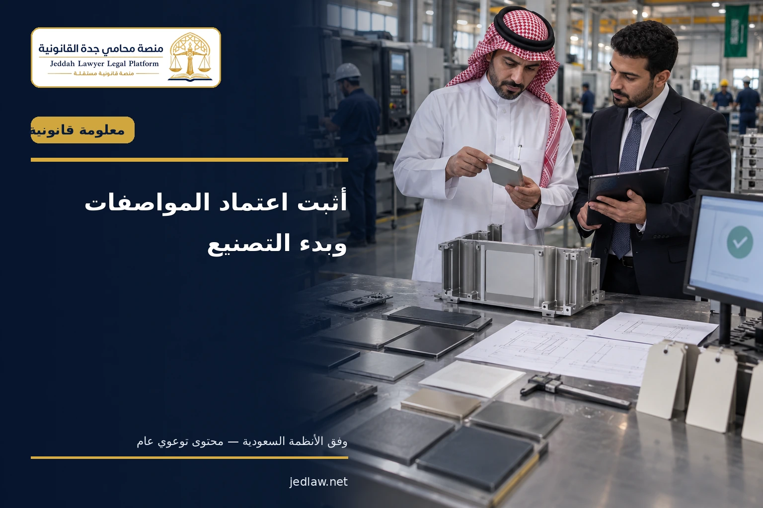 أثبت اعتماد المواصفات وبدء التصنيع