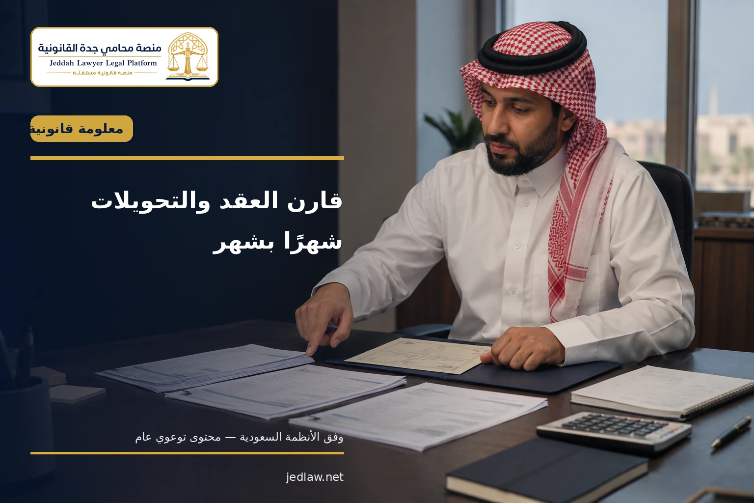 مقارنة عقد العمل والتحويلات شهرًا بشهر لإثبات فرق الراتب