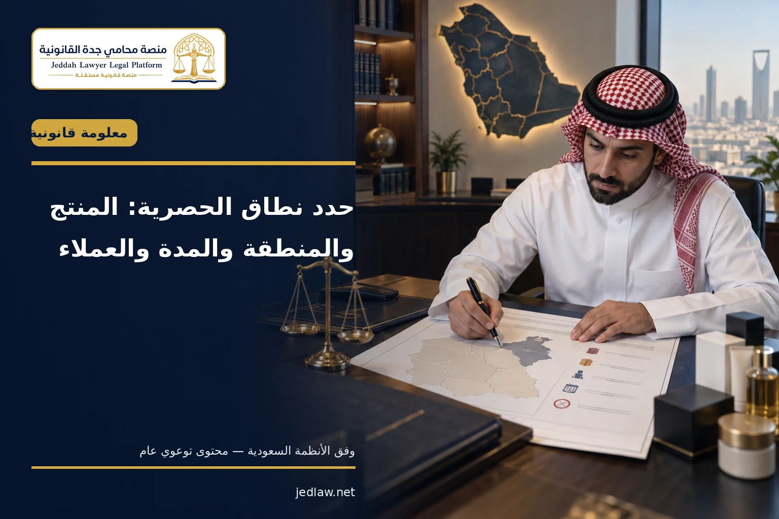 حدد نطاق الحصرية المنتج والمنطقة والمدة والعملاء
