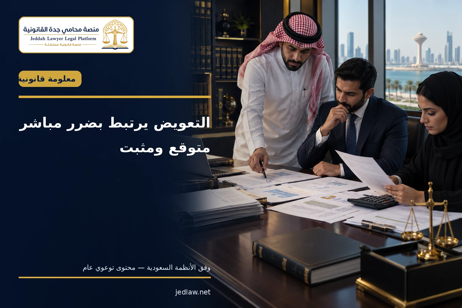 التعويض يرتبط بضرر مباشر متوقع ومثبت