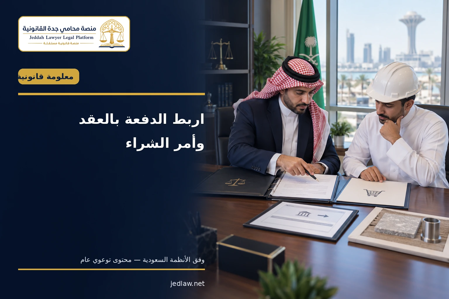 اربط الدفعة بالعقد وأمر الشراء اربط الدفعة بالعقد وأمر الشراء