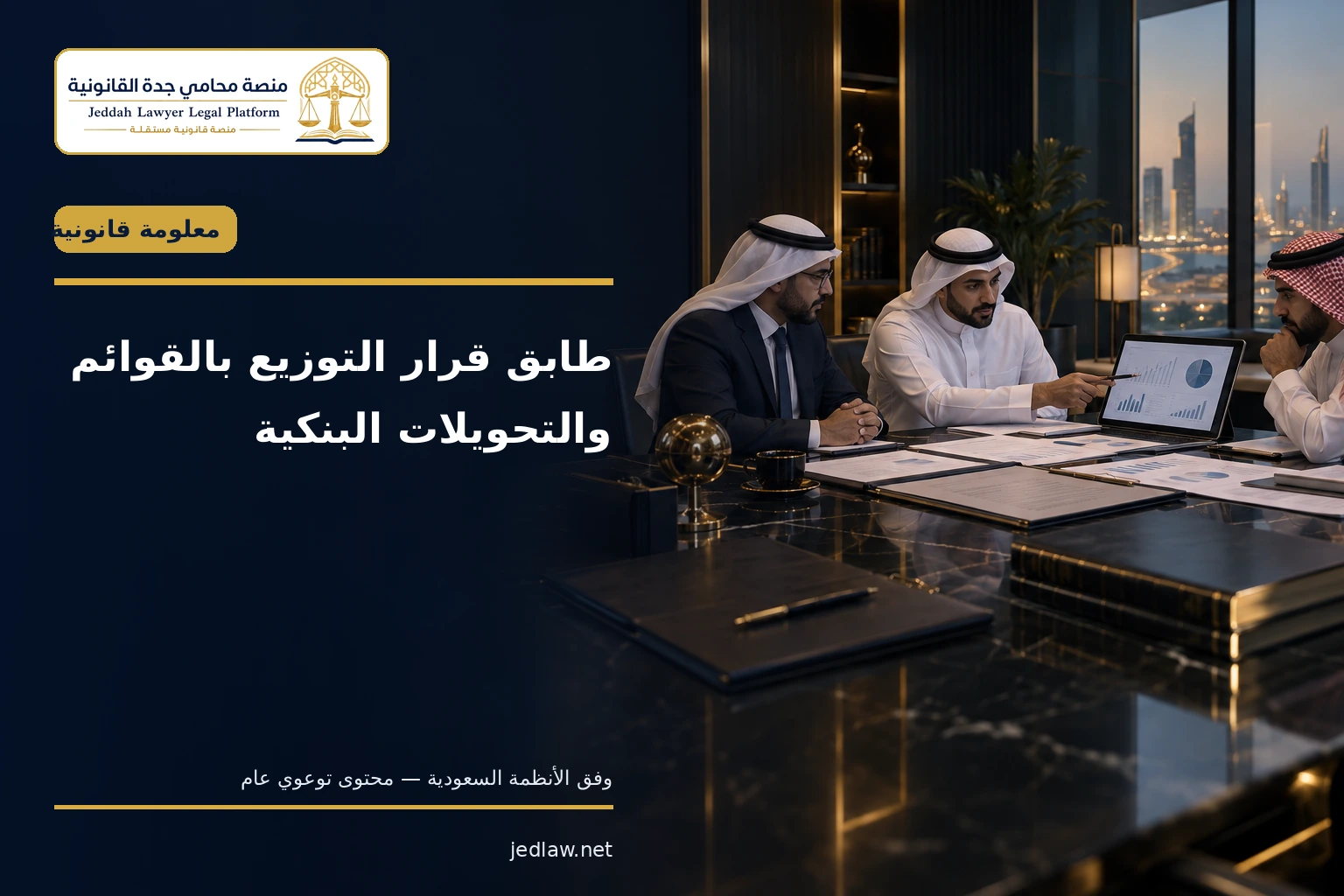 مطابقة قرار التوزيع بالقوائم المالية والتحويلات البنكية