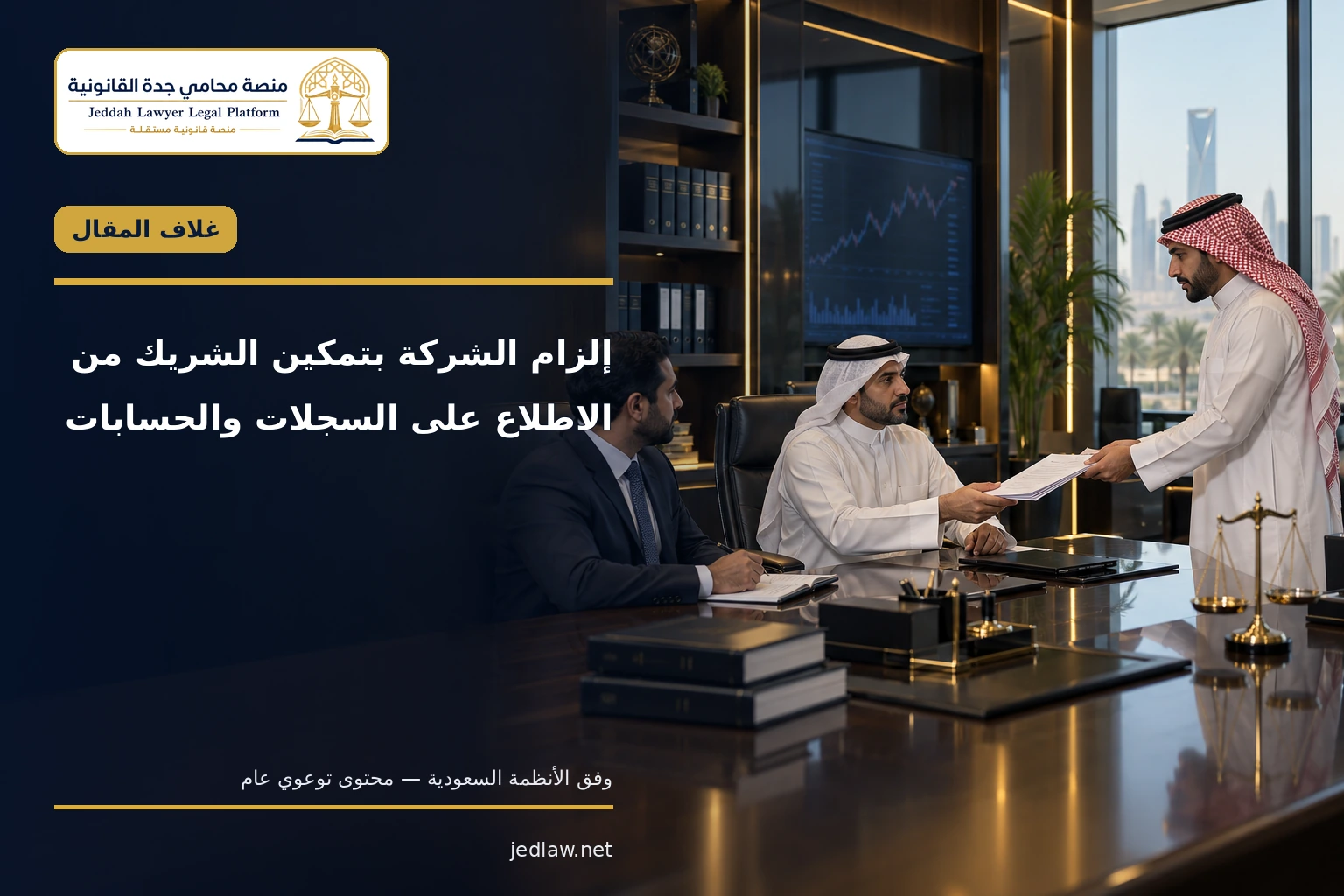 إلزام الشركة بتمكين الشريك من الاطلاع على السجلات والحسابات إلزام الشركة بتمكين الشريك من الاطلاع على السجلات والحسابات