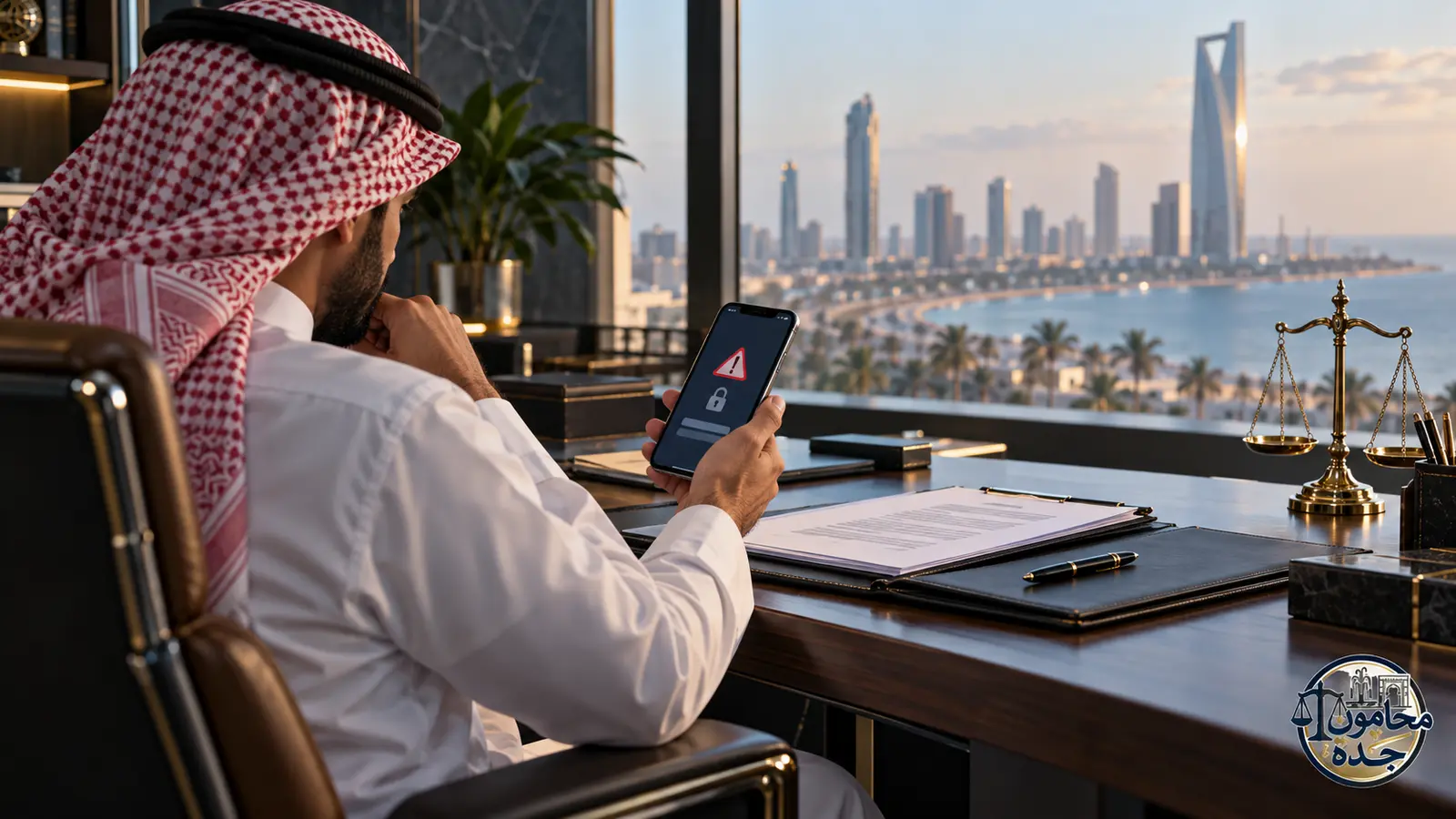فتح حساب أو إبرام عقد باسم الشخص دون علمه في السعودية