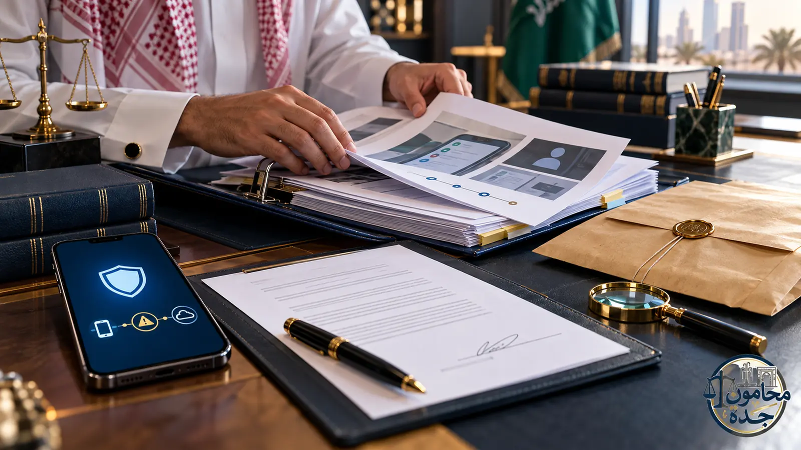 حفظ الأدلة الرقمية للاعتراض على حساب أو عقد فُتح دون علم صاحبه